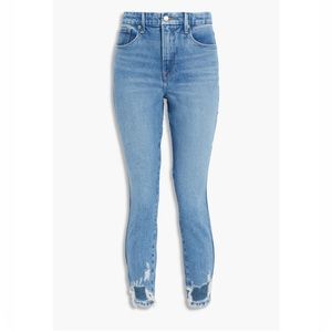 Good American Good Curve Cropped Distressed High Rise - 26